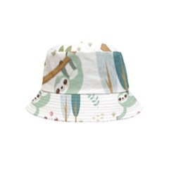 Pattern Sloth Woodland Bucket Hat (kids) by Hannah976