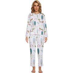 Pattern Sloth Woodland Womens  Long Sleeve Lightweight Pajamas Set by Hannah976