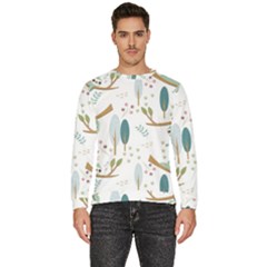 Pattern Sloth Woodland Men s Fleece Sweatshirt