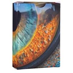 Eye Bird Feathers Vibrant Playing Cards Single Design (rectangle) With Custom Box