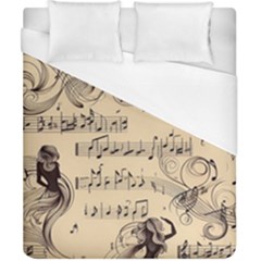 Musical Swirls Ladies Duvet Cover (california King Size) by RiverRootz