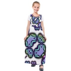 Solana Kids  Short Sleeve Maxi Dress by imanmulyana