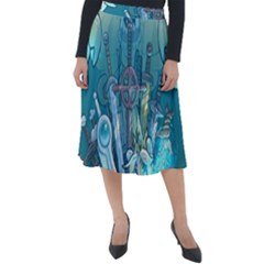 Adventure Time Lich Classic Velour Midi Skirt 