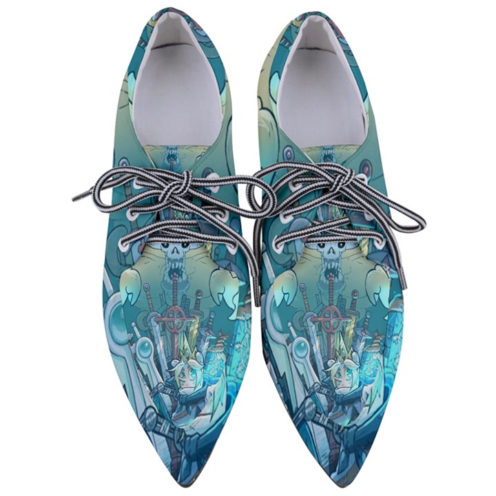 Adventure Time Lich Pointed Oxford Shoes