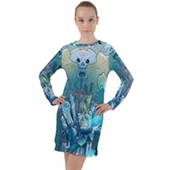 Adventure Time Lich Long Sleeve Hoodie Dress