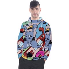 Graffiti Monster Street Theme Men s Pullover Hoodie