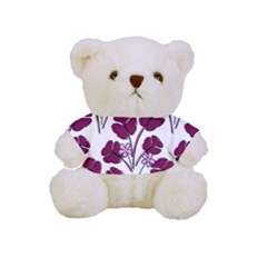 Flowers Pattern Background Nature Full Print Cuddly Teddy Bear by Proyonanggan