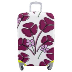 Flowers Pattern Background Nature Luggage Cover (medium) by Proyonanggan