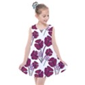 Flowers Pattern Background Nature Kids  Summer Dress View1