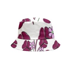 Flowers Pattern Background Nature Bucket Hat (kids) by Proyonanggan