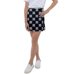 Floral Pattern Repeat Seamless Kids  Tennis Skirt by Proyonanggan