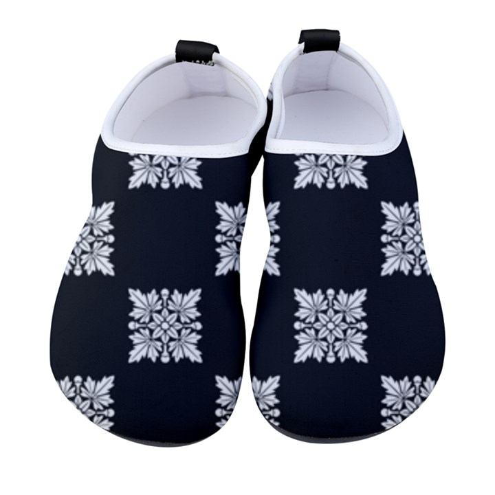 Floral Pattern Repeat Seamless Men s Sock-Style Water Shoes