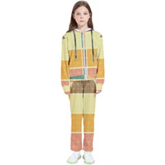 Square Cube Shape Colourful Kids  Tracksuit by Proyonanggan