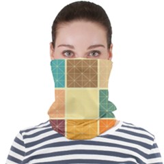 Square Cube Shape Colourful Face Seamless Bandana (adult) by Proyonanggan