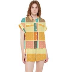 Square Cube Shape Colourful Chiffon Lounge Set by Proyonanggan