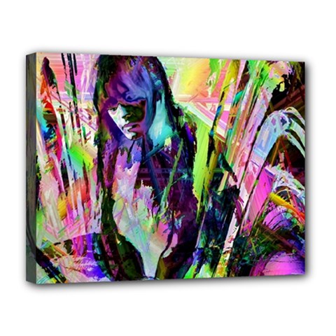 In Orbit Prismatic Canvas 14  X 11  (stretched) by MRNStudios