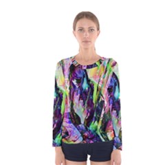 In Orbit Prismatic Women s Long Sleeve T-shirt