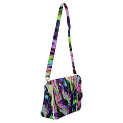 In Orbit Prismatic Shoulder Bag With Back Zipper by MRNStudios