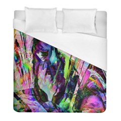 In Orbit Prismatic Duvet Cover (full/ Double Size) by MRNStudios