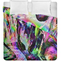 In Orbit Prismatic Duvet Cover Double Side (king Size) by MRNStudios