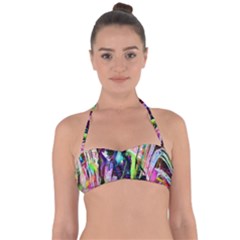 In Orbit Prismatic Tie Back Bikini Top by MRNStudios