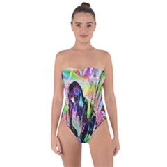 In Orbit Prismatic Tie Back One Piece Swimsuit by MRNStudios