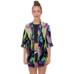 In Orbit Prismatic Open Front Chiffon Kimono by MRNStudios