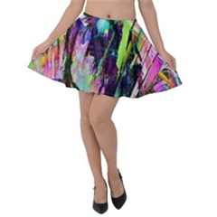 In Orbit Prismatic Velvet Skater Skirt