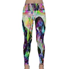 In Orbit Prismatic Lightweight Velour Classic Yoga Leggings by MRNStudios