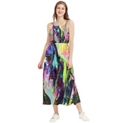 In Orbit Prismatic Boho Sleeveless Summer Dress by MRNStudios