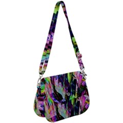 In Orbit Prismatic Saddle Handbag by MRNStudios