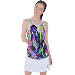 In Orbit Prismatic Racer Back Mesh Tank Top by MRNStudios