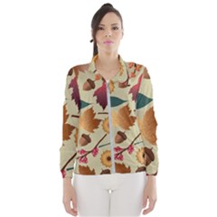 Autumn Leaves Colours Season Women s Windbreaker