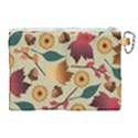 Autumn Leaves Colours Season Canvas Cosmetic Bag (XL) View2