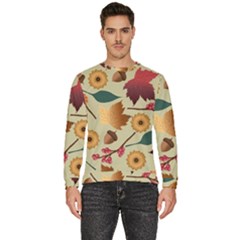 Autumn Leaves Colours Season Men s Fleece Sweatshirt