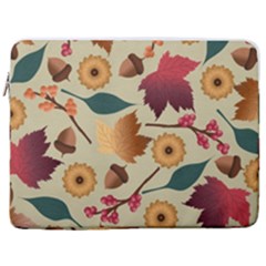 Autumn Leaves Colours Season 17  Vertical Laptop Sleeve Case With Pocket by Ravend