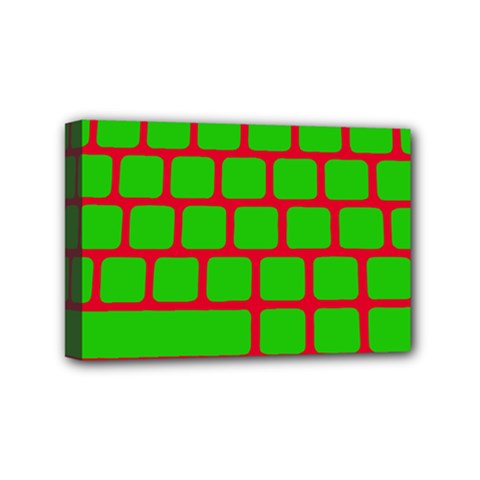 Keyboard Keys Computer Input Pc Mini Canvas 6  X 4  (stretched) by Ravend