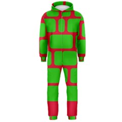 Keyboard Keys Computer Input Pc Hooded Jumpsuit (men) by Ravend