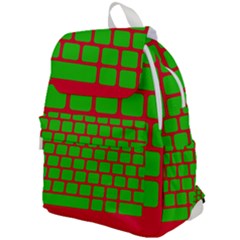 Keyboard Keys Computer Input Pc Top Flap Backpack by Ravend