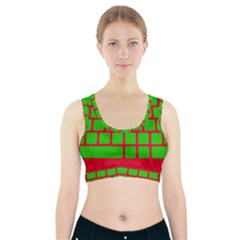 Keyboard Keys Computer Input Pc Sports Bra With Pocket by Ravend