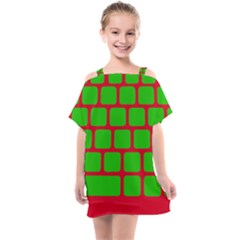 Keyboard Keys Computer Input Pc Kids  One Piece Chiffon Dress by Ravend