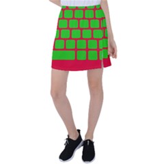 Keyboard Keys Computer Input Pc Tennis Skirt by Ravend