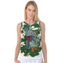 Armor Japan Maple Leaves Samurai Mask Cut Women s Basketball Tank Top View1