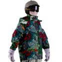 Armor Japan Maple Leaves Samurai Mask Cut Women s Zip Ski and Snowboard Waterproof Breathable Jacket View3