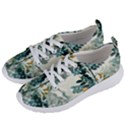 Vintage Retro Flowers Leaves Foliage Plants Women s Lightweight Sports Shoes View2