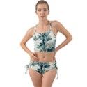 Vintage Retro Flowers Leaves Foliage Plants Mini Tank Bikini Set View1