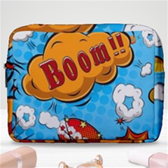 Comical Words Animals Comic Omics Crazy Graffiti Make Up Pouch (large) by Bedest