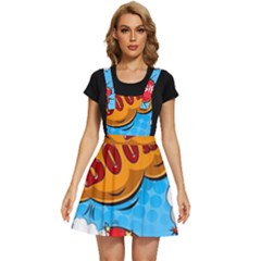 Comical Words Animals Comic Omics Crazy Graffiti Apron Dress