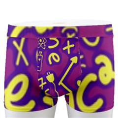 Background Doodles Math Men s Boxer Briefs