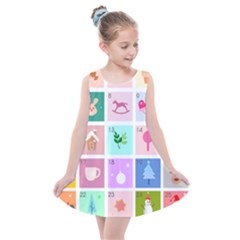 Christmas Wreath Advent Kids  Summer Dress by Bedest